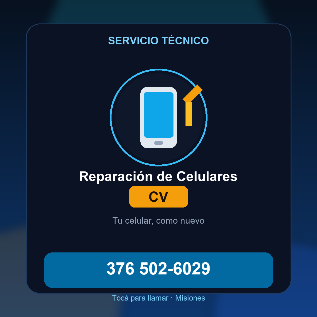 Servicio Técnico Reparación de Celulares CV